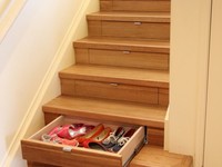 Under Stair Storage, Stair Drawers Brisbane, InStep Drawers The InStep Drawer is an innovative storage solution that makes convenient storage of a once unusable space under the staircase